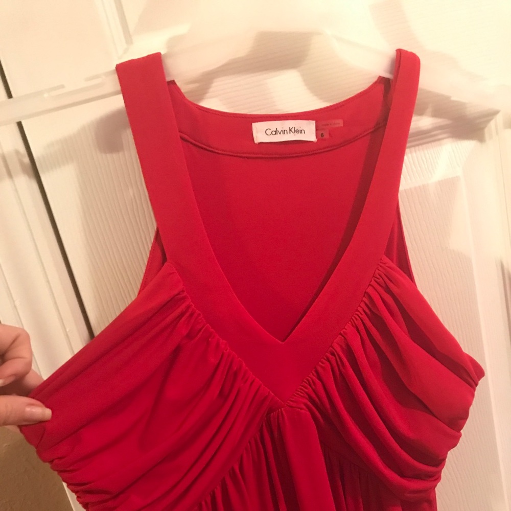 Red Calvin Klein Dress